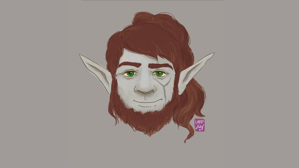Firbolg dnd character commission. See more at larplady.com